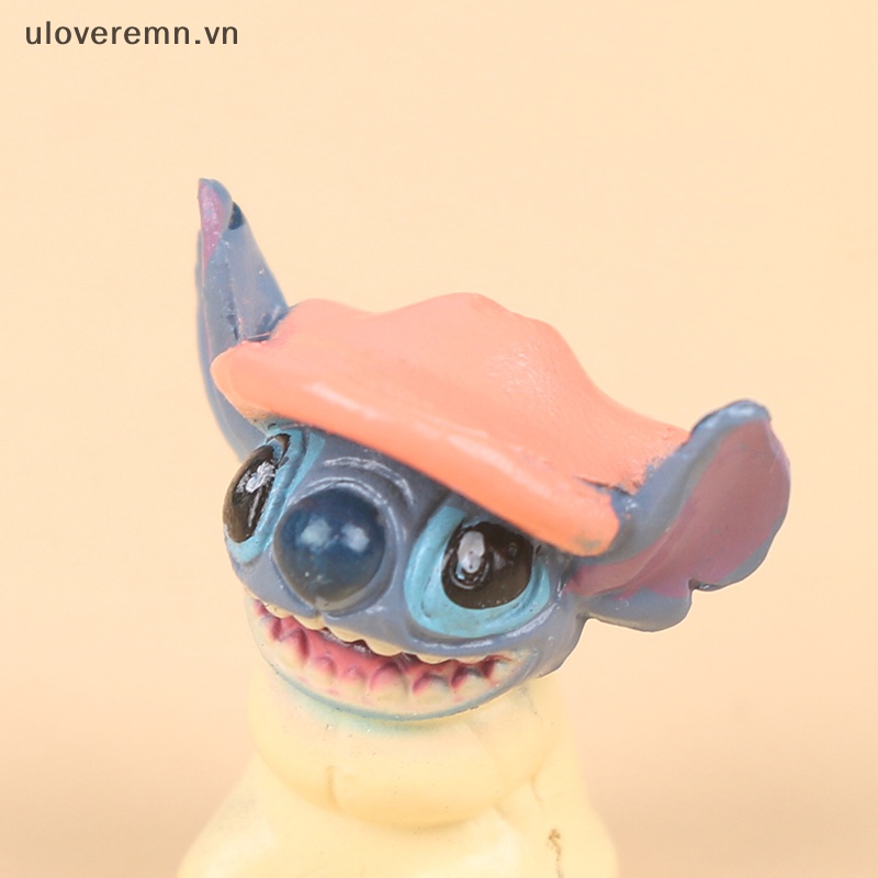Mô Hình Nhân Vật Hoạt Hình Lilo &amp; Stitch Trang Trí Đáng Yêu