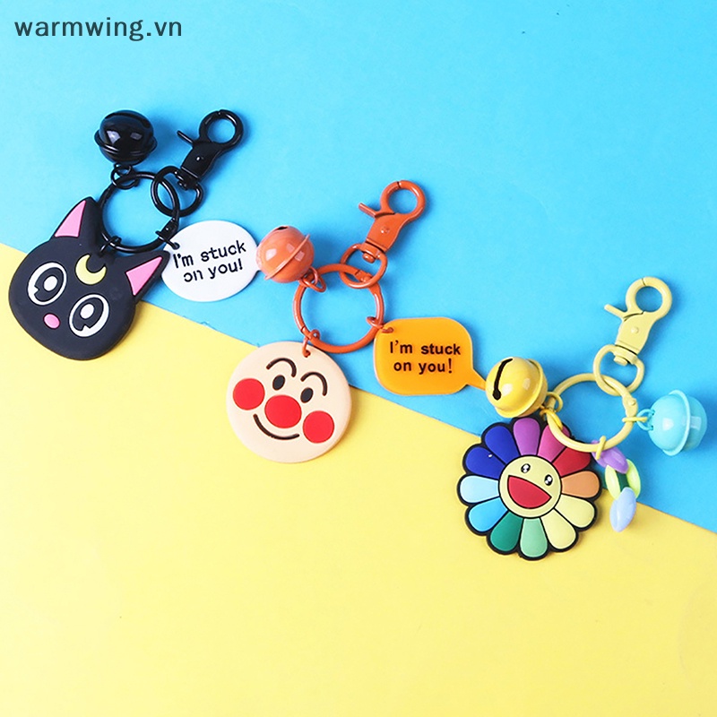 Móc Khóa Hình Hoa Hướng Dương Mặt Cười Dễ Thương