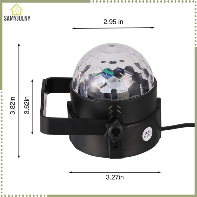 Đèn LED Xoay 3W RGB Hình Quả Cầu Cho Trang Trí Tiệc