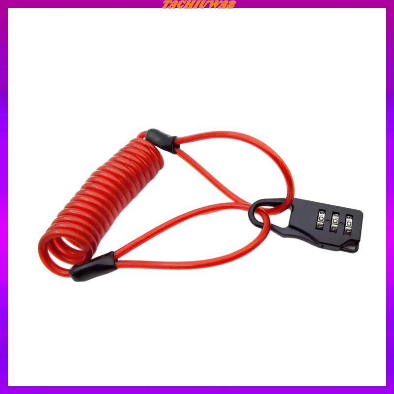 Ổ Khóa Dây Cáp Kết Hợp An Toàn Di Động Cho Cổng Xe Đạp / Phòng Gym Tachiuwa2