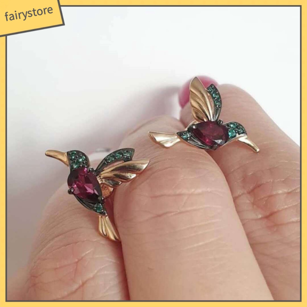 Bông Tai Dáng Dài Hình Chú Chim Thời Trang Dành Cho Nữ