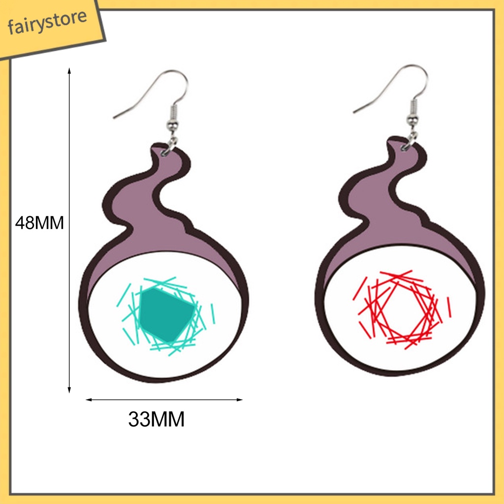 1 Đôi Bông Tai Hình Nhân Vật Hanako Kun Bằng Acrylic Sáng Tạo