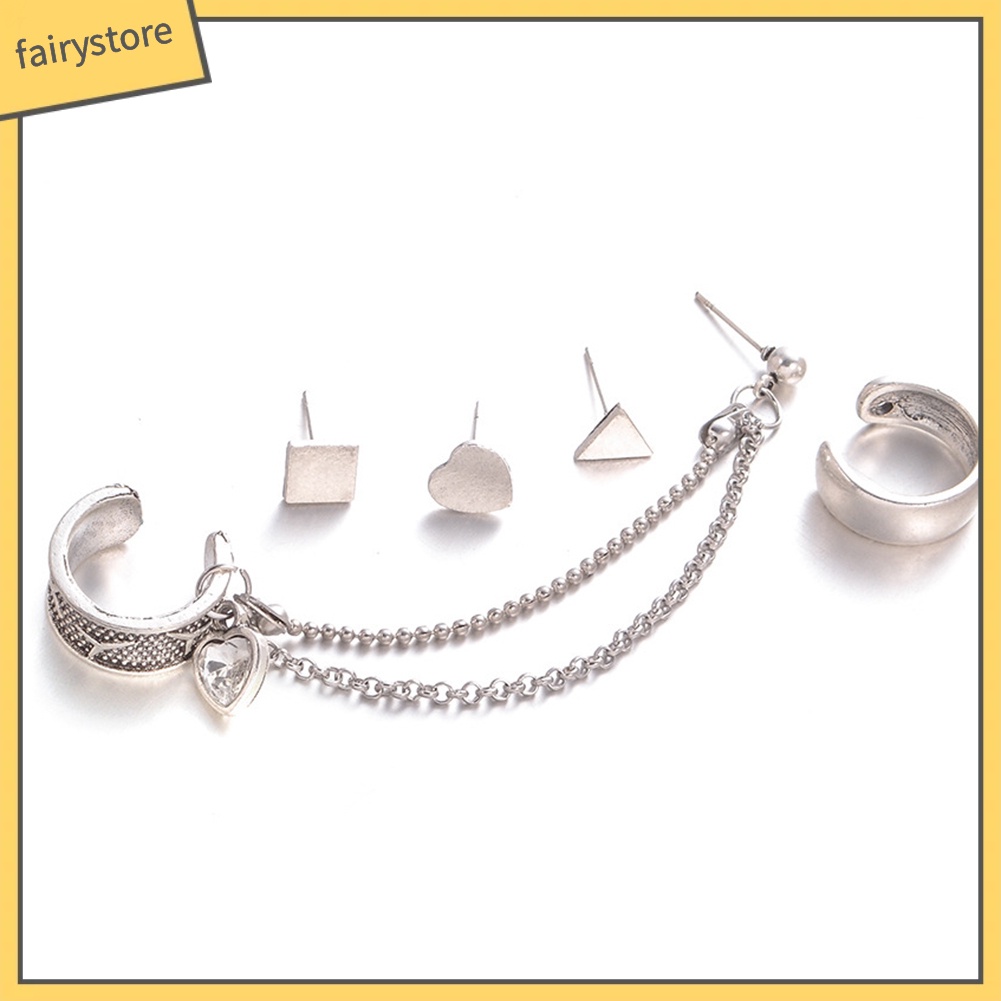 Set 5 Khuyên Tai Nữ Thời Trang Cá Tính