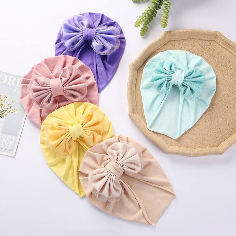 Mũ Turban Thắt Nút Bằng Vải Tuyn Thân Thiện Với Da Siêu Co Giãn Thân Thiện Với Làn Da Dùng Làm Đạo Cụ Chụ