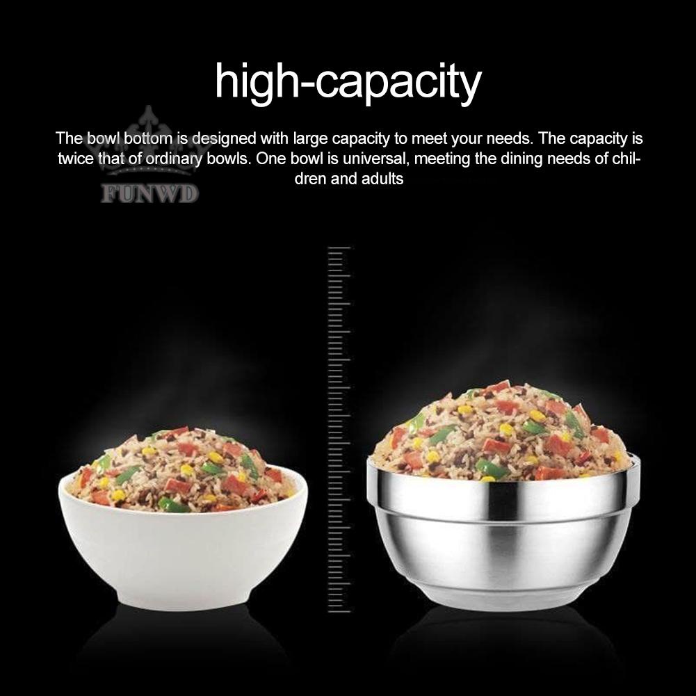 Tô Đựng Thức Ăn Bằng Thép Không Gỉ 304 Cao Cấp
