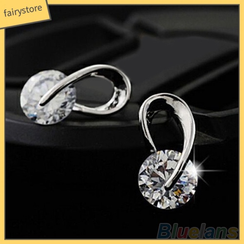 Đôi Khuyên Tai Đính Đá Thời Trang Cho Nữ