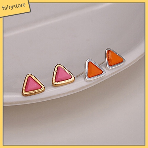 Set 6 Đôi Khuyên Tai Hình Học Dễ Thương Cho Nữ