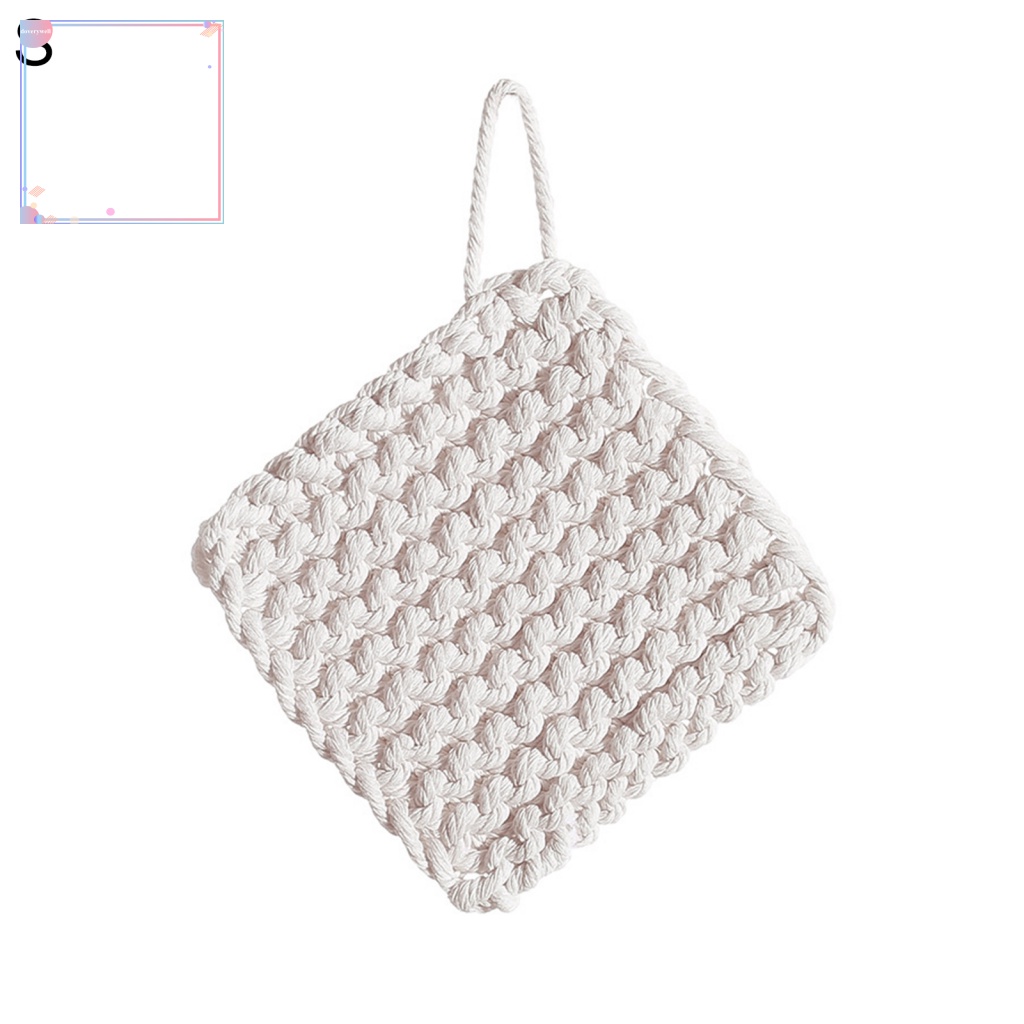 Giá Đỡ Nồi Cách Nhiệt Chống Trượt Chất Liệu Cotton Phong Cách Châu Âu