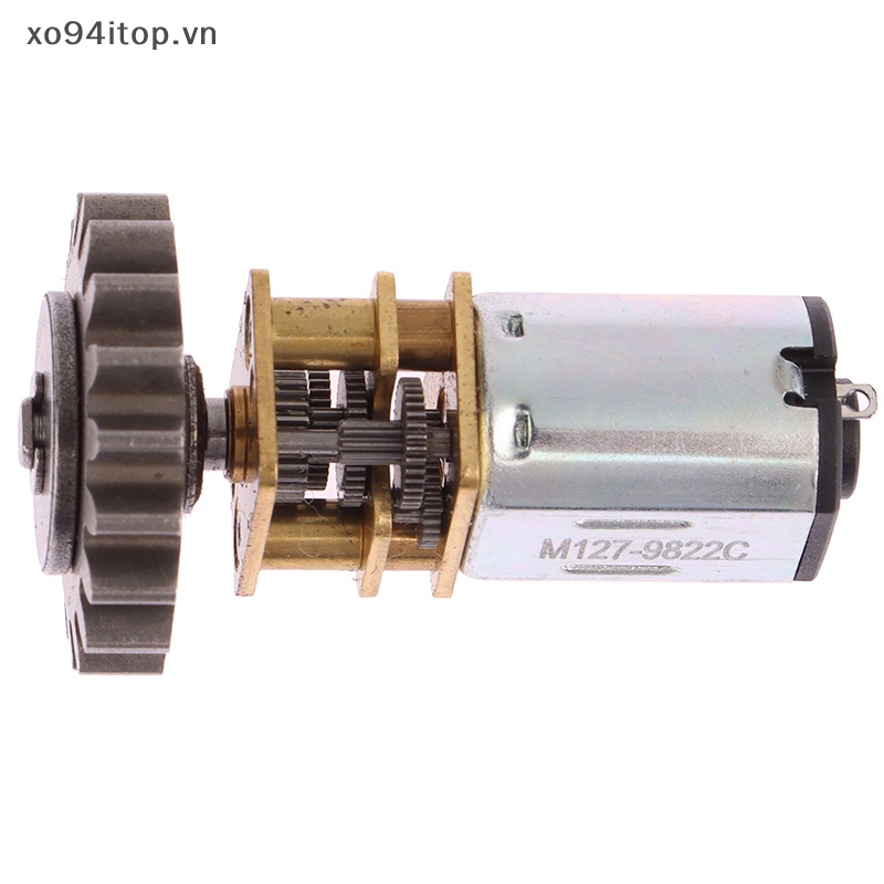Mô Men Xoắn Cỡ Lớn Giảm Tốc Độ 48-96RPM Tỉ Lệ 1: 212 Cho Xe Điều Khiển Từ Xa DC 3-6V N20