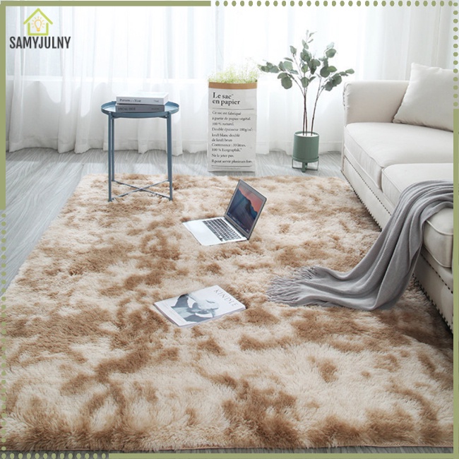 Thảm Lông Trải Sàn Mềm Mại Thoải Mái Dành Cho Phòng Khách / Phòng Ngủ