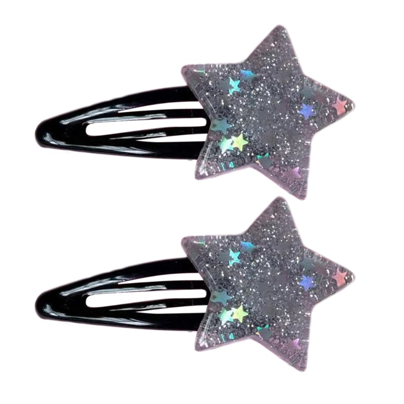 Kẹp Tóc Hình Ngôi Sao Lấp Lánh Dễ Thương Dành Cho Tuổi Teen Y2K