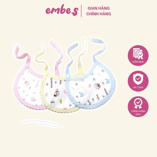 Yếm ăn dặm cột dây nhiều màu sắc xinh xắn nhẹ tênh an toàn cho bé embe.s