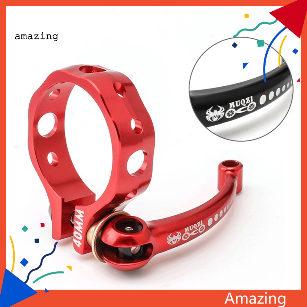 Kẹp Ống Yên Xe Đạp Tháo Lắp Nhanh Màu Trơn