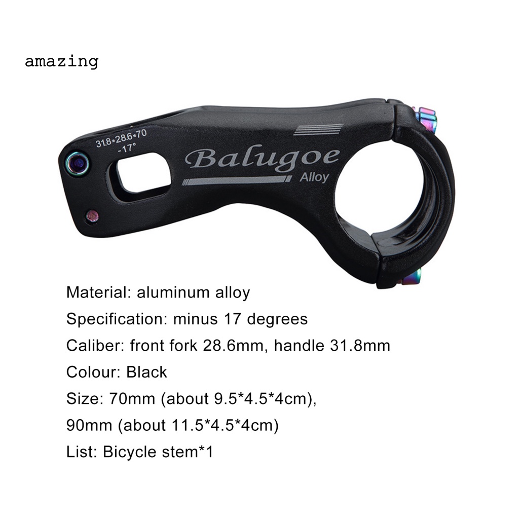 [AM] Thân Xe Đạp BALUGOE Chống Ăn Mòn Dễ Lắp Đặt Kết Cấu Nhám Không Phai Màu Cho Ghi Đông Xe Đạp Leo Nú