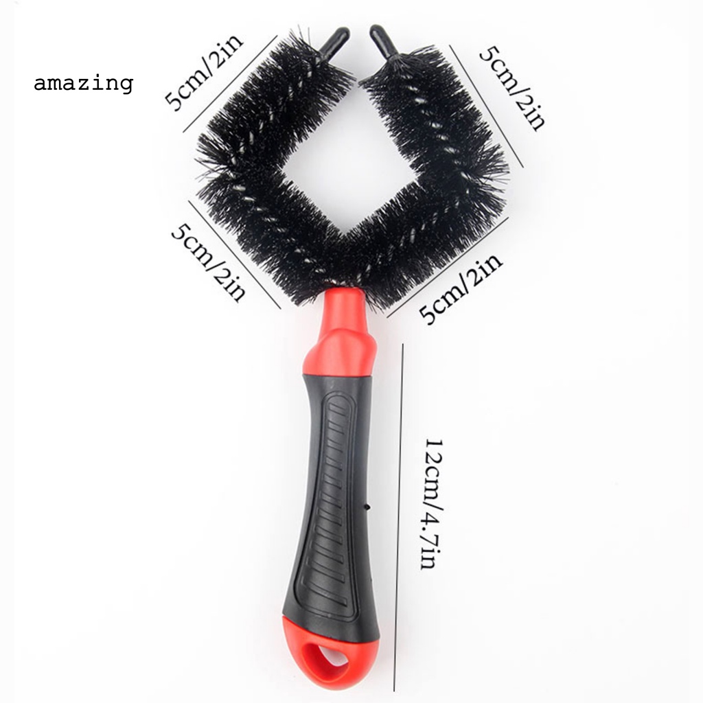 Set 3 Bàn Chải Vệ Sinh Bánh Đà Xe Đạp / Xe Máy Tiện Lợi