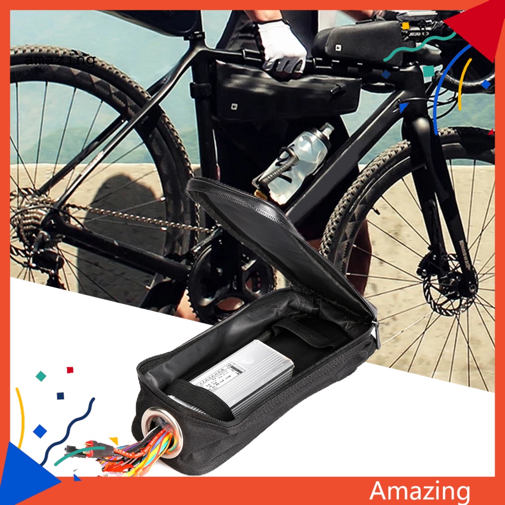 Túi Đựng Pin Bằng Vải Oxford Sức Chứa Lớn Tháo Rời Được Cho Xe Đạp Biking