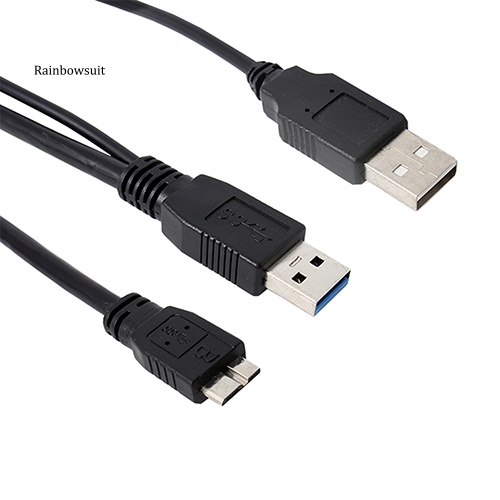 Dây Cáp Chia Hai Cổng A Sang Micro-B USB 3.0 Chữ Y Cho Samsung Galaxy S5 Note 3
