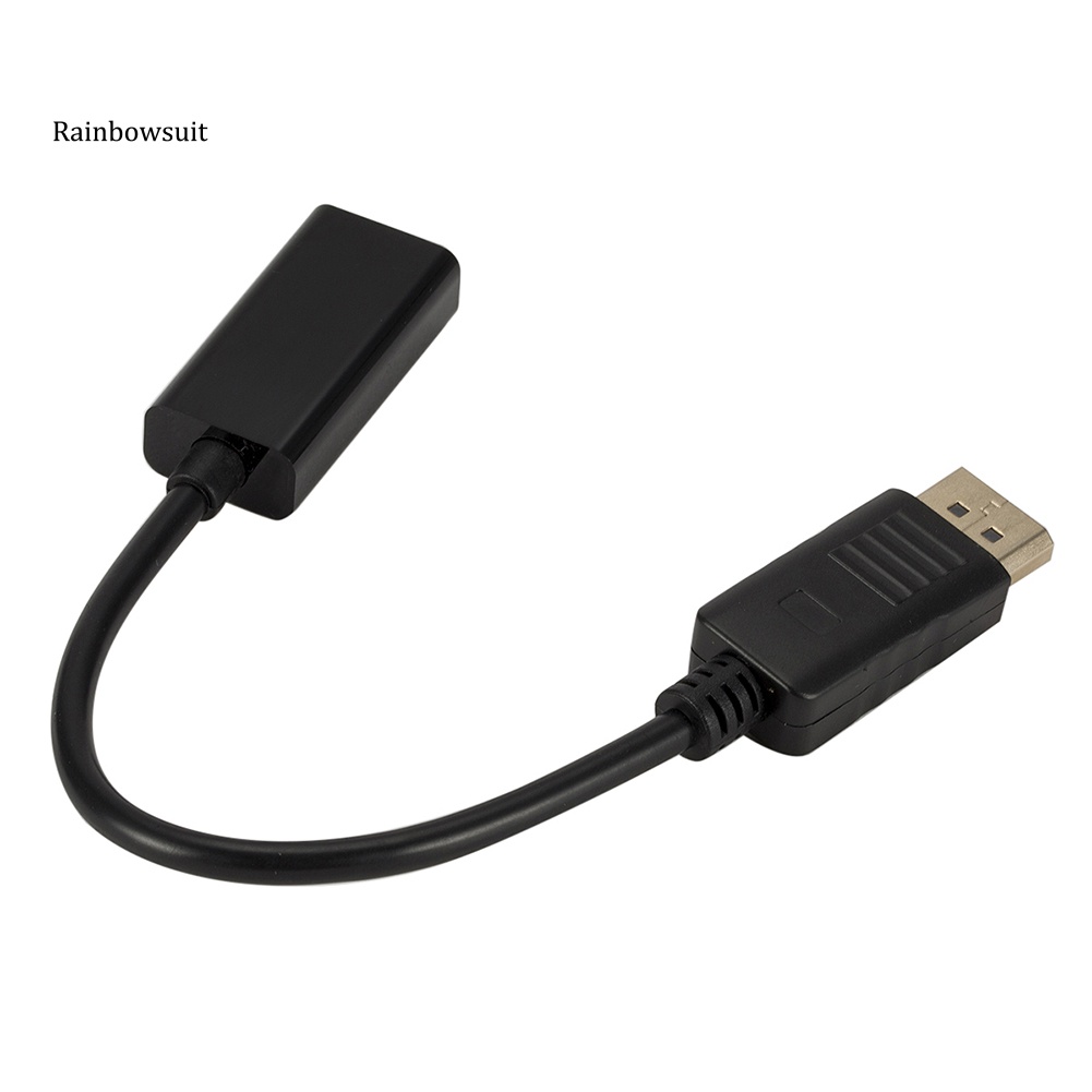 Dây Cáp Chuyển Đổi Cổng DP Đực Sang HDMI 1080P Cái Cho Laptop PC
