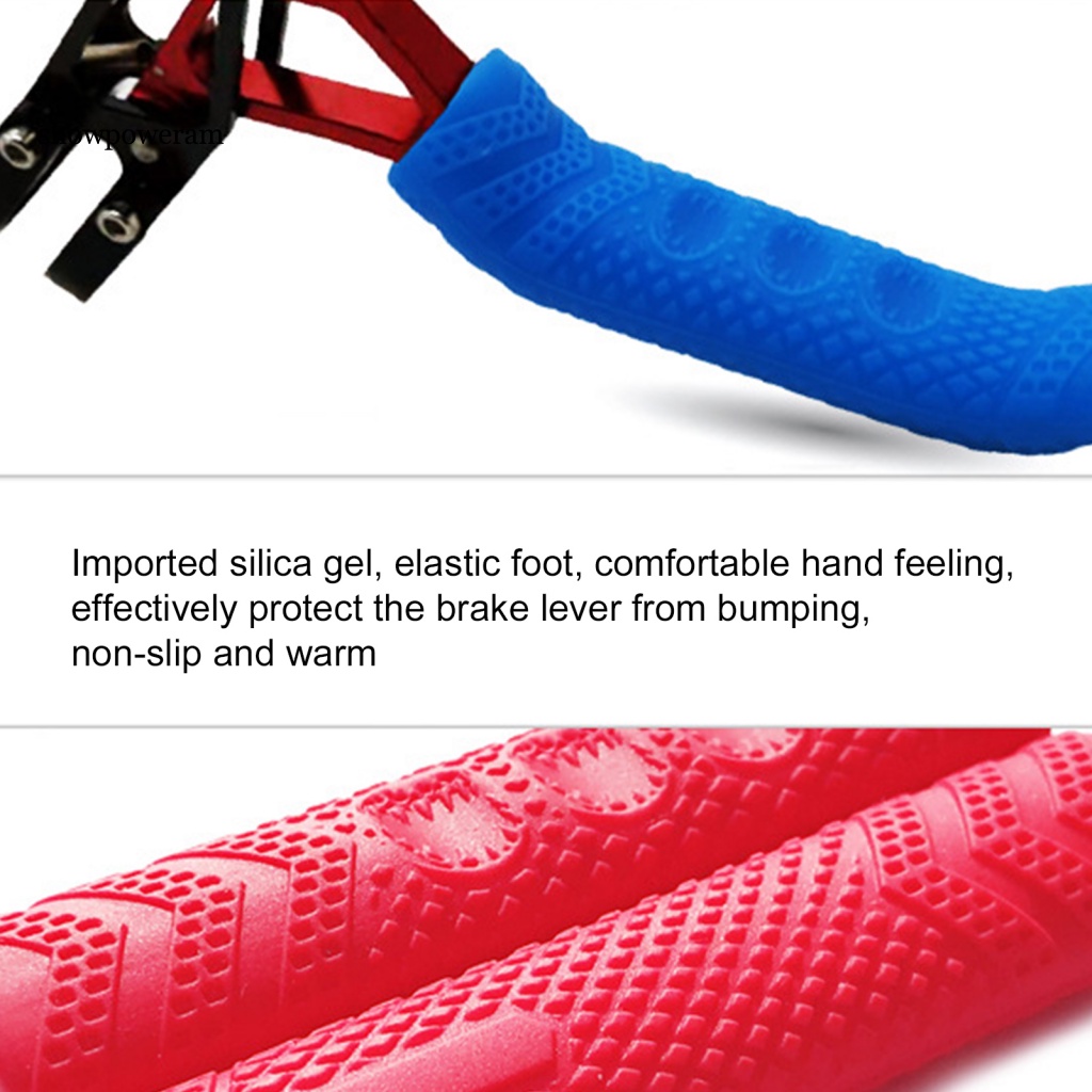 Bộ 2 Vỏ Bọc Bảo Vệ Tay Phanh Xe Đạp Leo Núi Bằng Silicon Tiện Dụng
