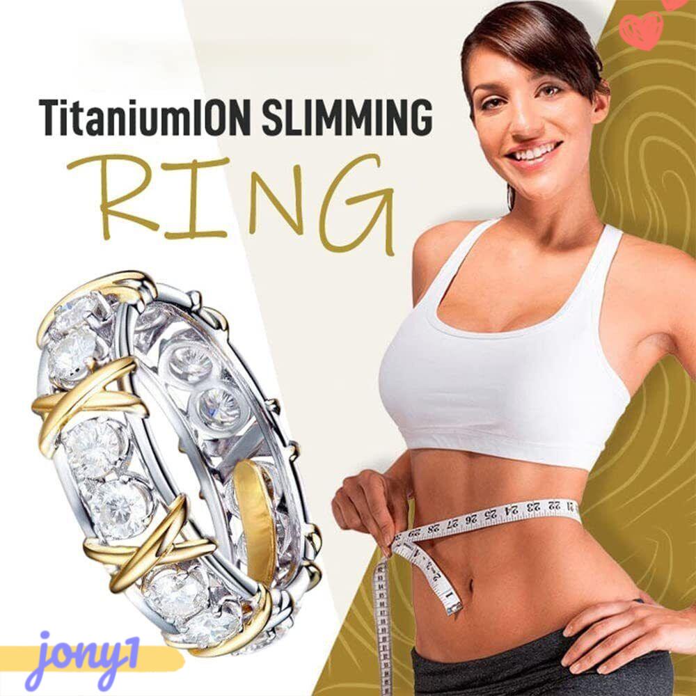 Tonye Nhẫn Trang Sức Hai Tông Màu Hình Chữ Thập Phổ Biến Moissanite