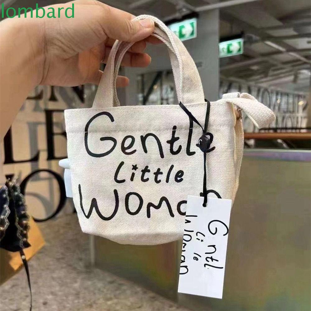 Túi Vải Canvas Mini In Họa Tiết Dễ Thương Thời Trang Cho Nữ