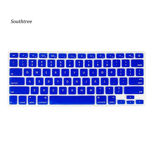 Vỏ Bọc Bàn Phím Bằng Silicon Mềm Nhiều Màu Cho Apple Macbook Air Pro Phiên Bản US