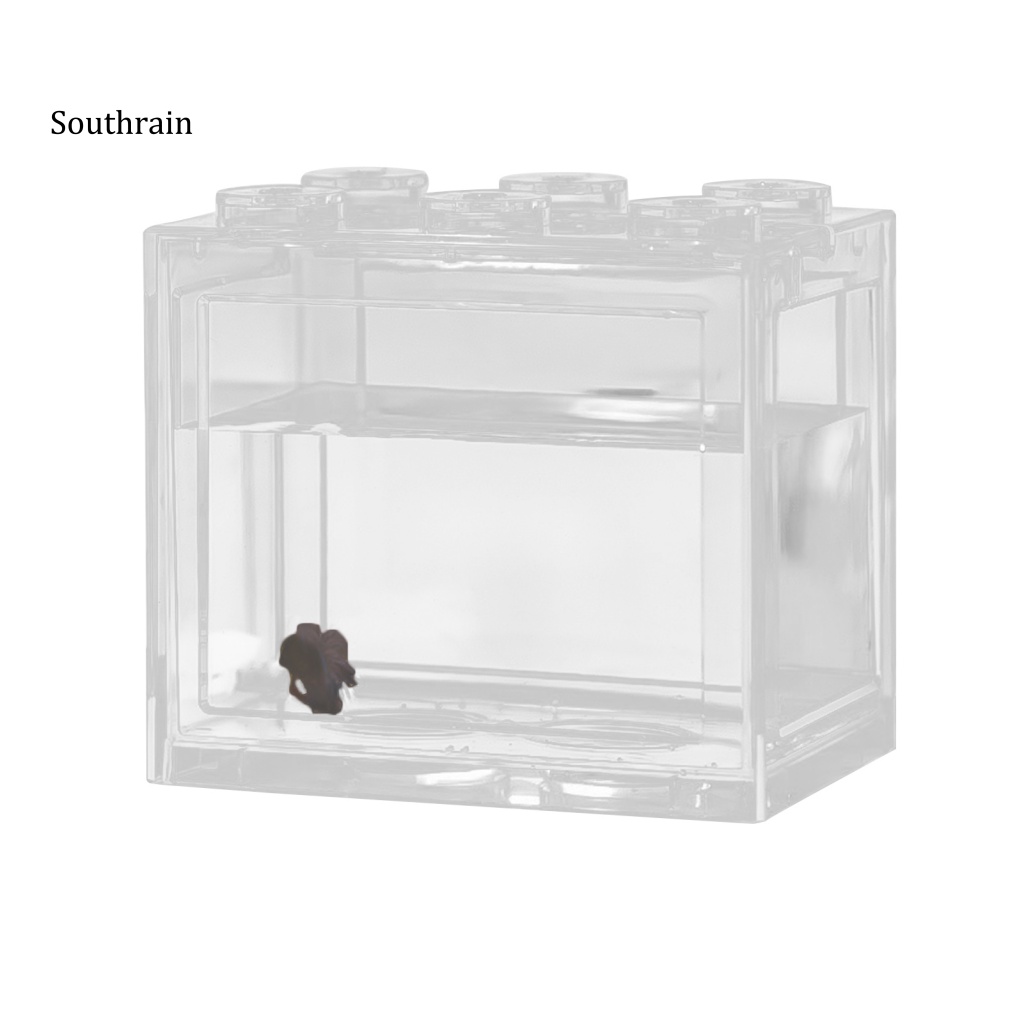 Bể Cá Mini Có Đèn LED Độc Đáo Trang Trí Bể Cá Sinh Thái