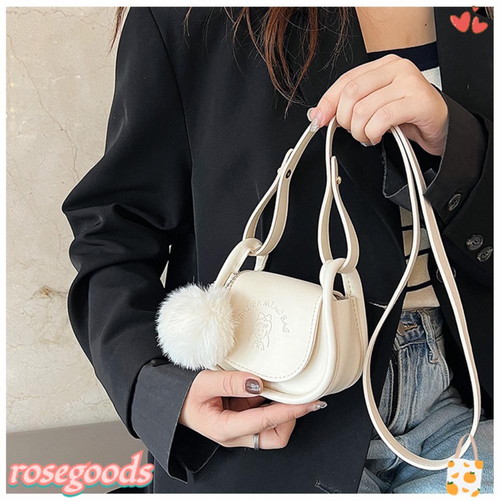 Túi Da Đeo Chéo Màu Trơn Thời Trang Cho Nữ