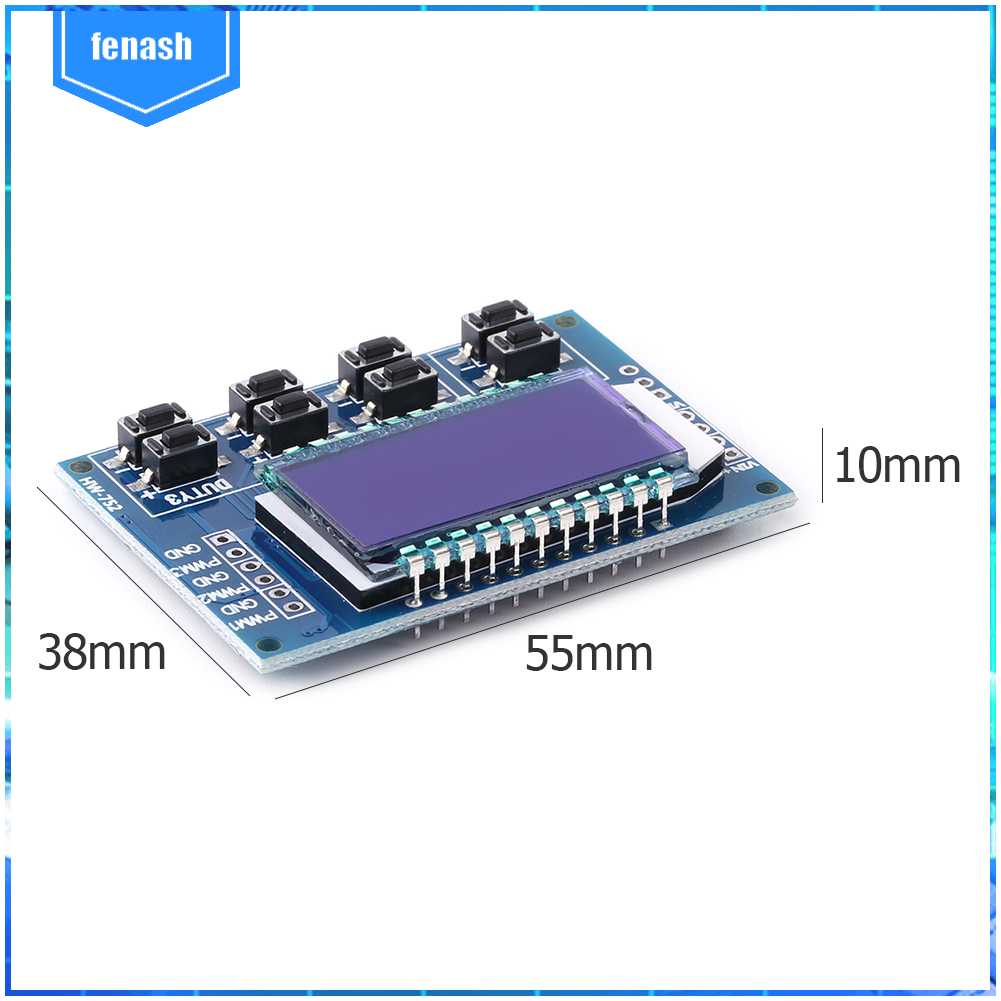 Mô-đun Điều Chỉnh Tần Số Xung HW-752 3 Kênh PWM