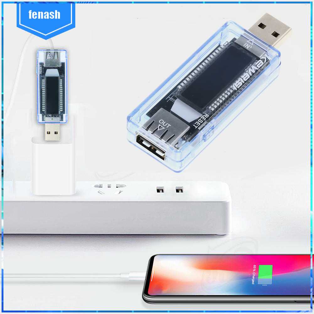 Usb Kiểm Tra Vôn Kế Kỹ Thuật Số Cắm Và Sử Dụng Pin