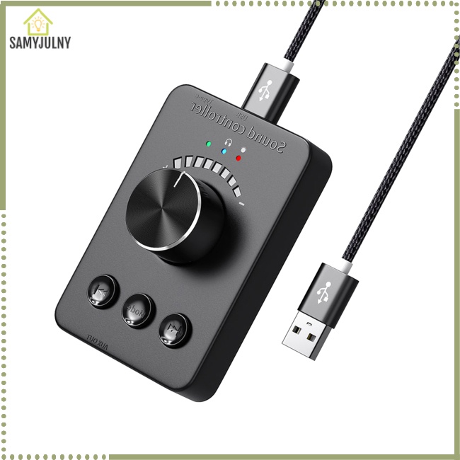 Nút Điều Chỉnh Âm Lượng Usb Bluetooth Đa Phương Tiện Cho Loa Máy Tính