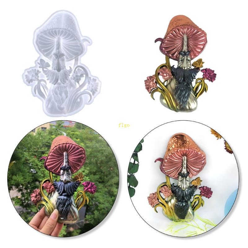 Khuôn Silicone Hình Người Nấm 3D Độc Đáo