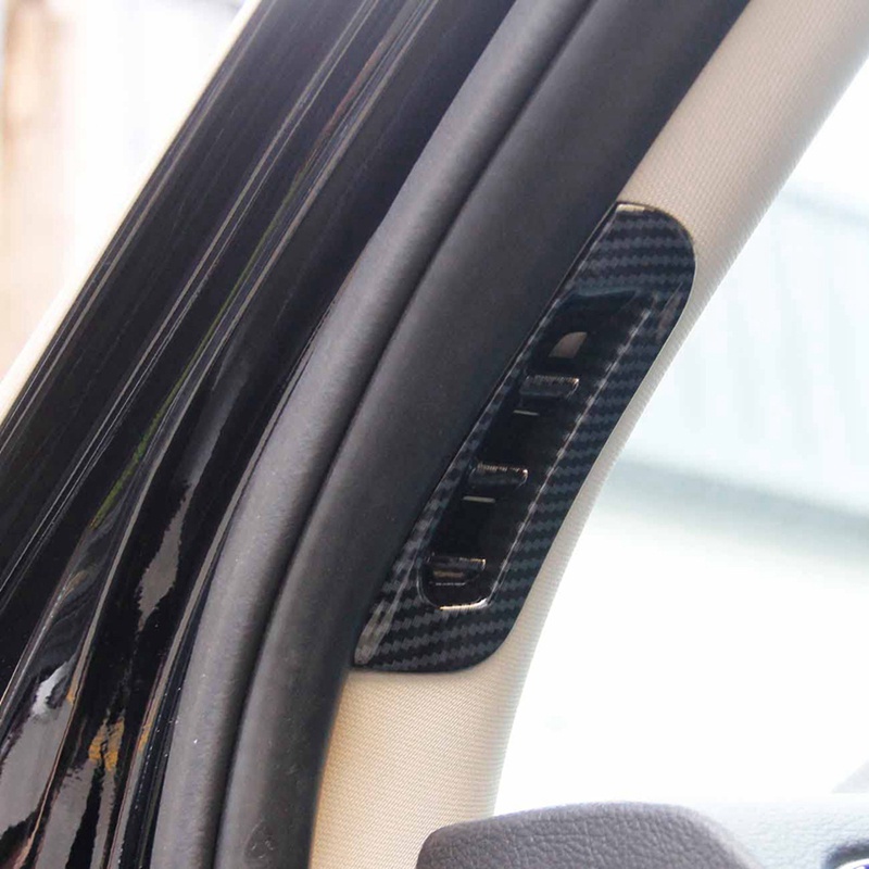 Ốp Lỗ Thông Gió Bằng ABS In Họa Tiết Sợi Carbon Cho Xe Hơi Dodge Durango 2011-2022