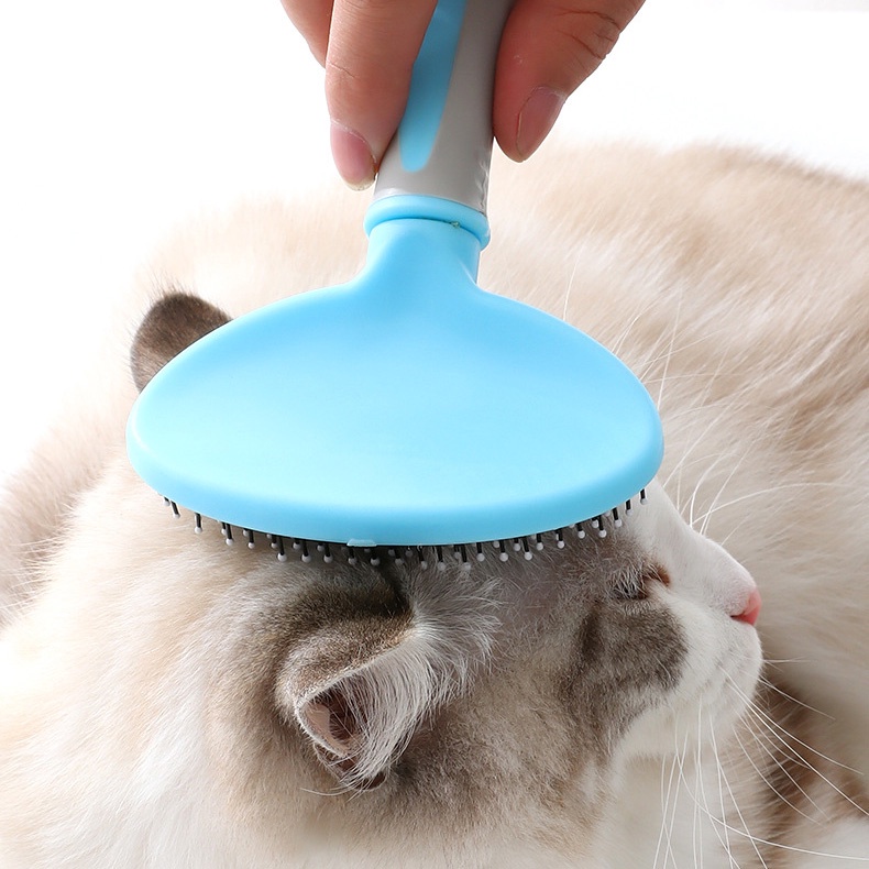 Lược Chải Dành Cho Thú Cưng Lông Dài Có Đầu Massage L169