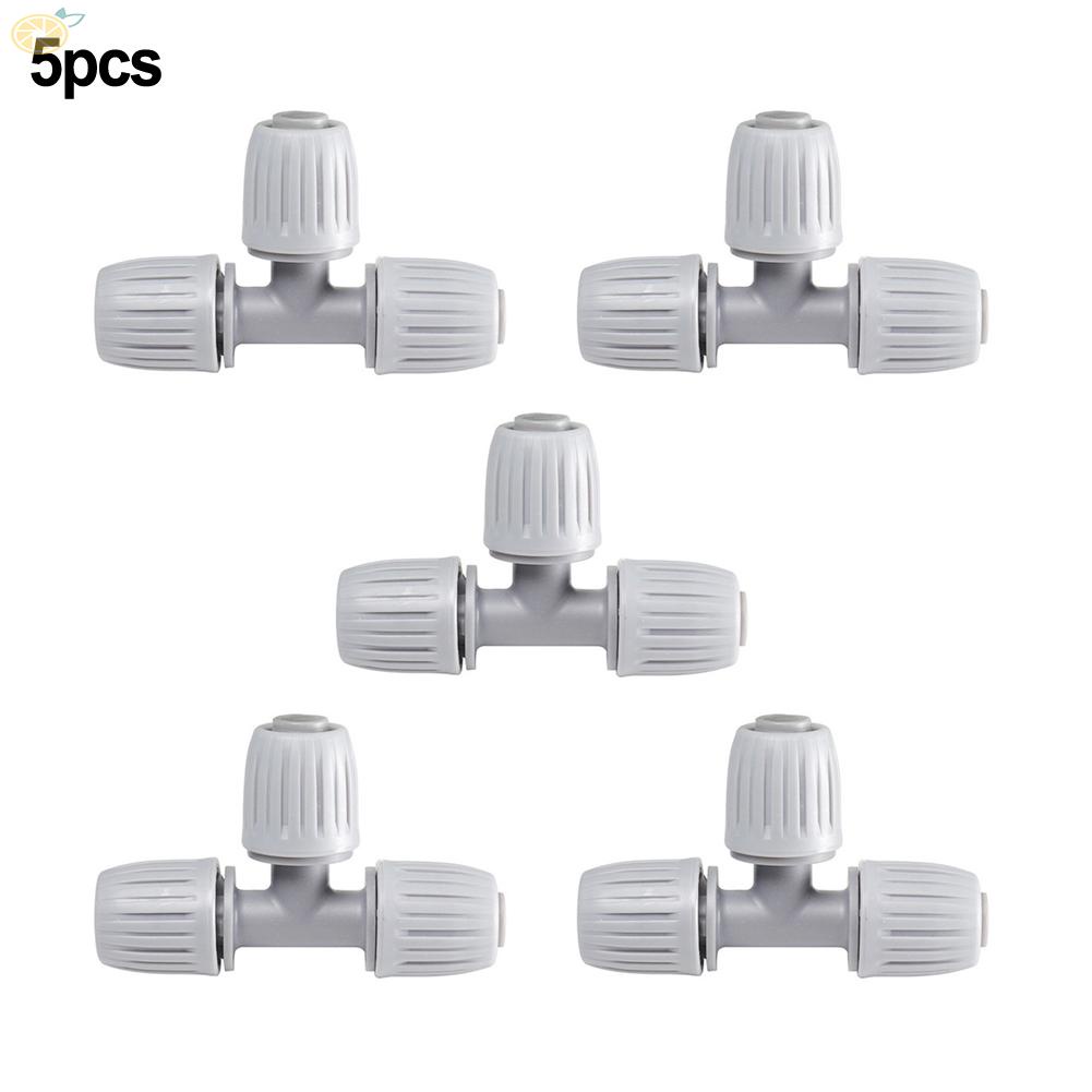 【VARSTR】Micro Drip System L-Piece 1/2 Inch Connection Grey 3-Tee Pipe Irrigation System