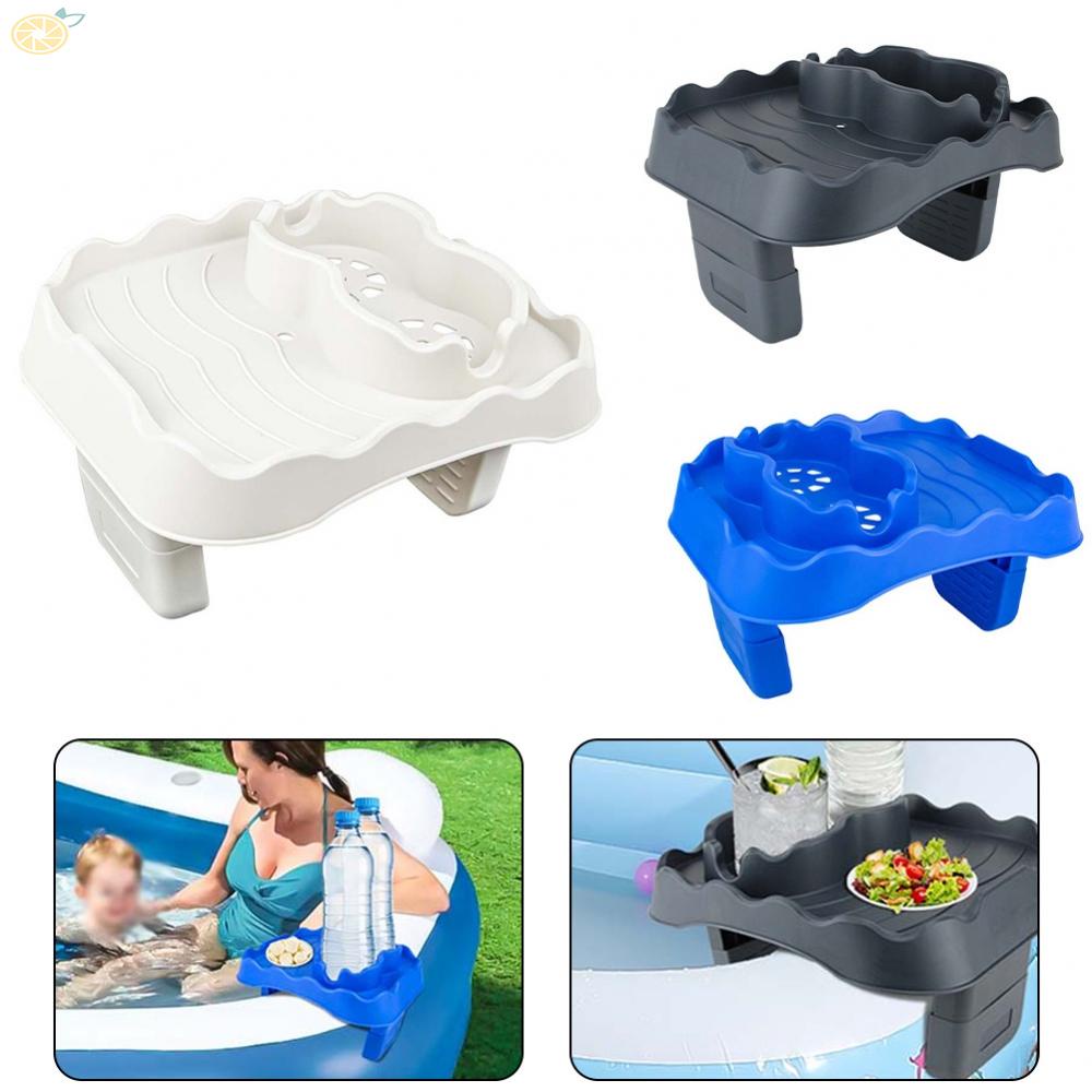 【VARSTR】Hot Tub Tray Accessories Adjustable Bathroom Drinks Non-Slip Organizer Rack
