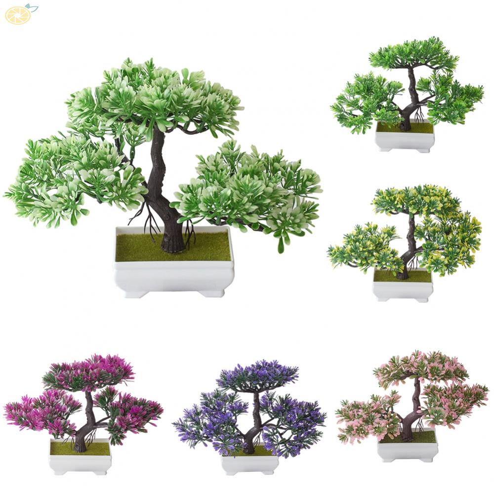 【VARSTR】Artificial Bonsai Cabinets Easy To Manage Home Decoration Office Decor