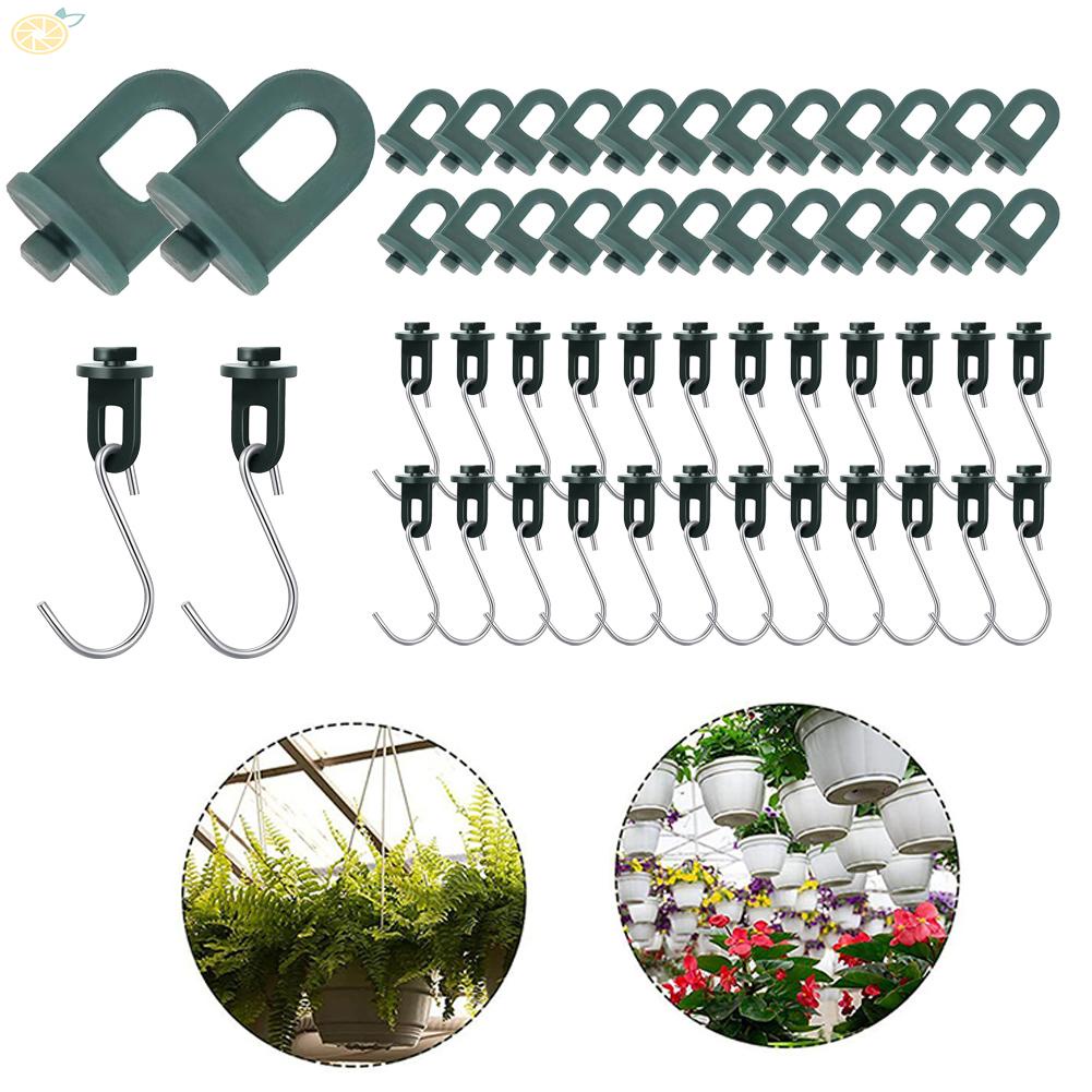 【VARSTR】S-shaped Hooks Plastic Versatile Use Durable Green High Quality Brand New