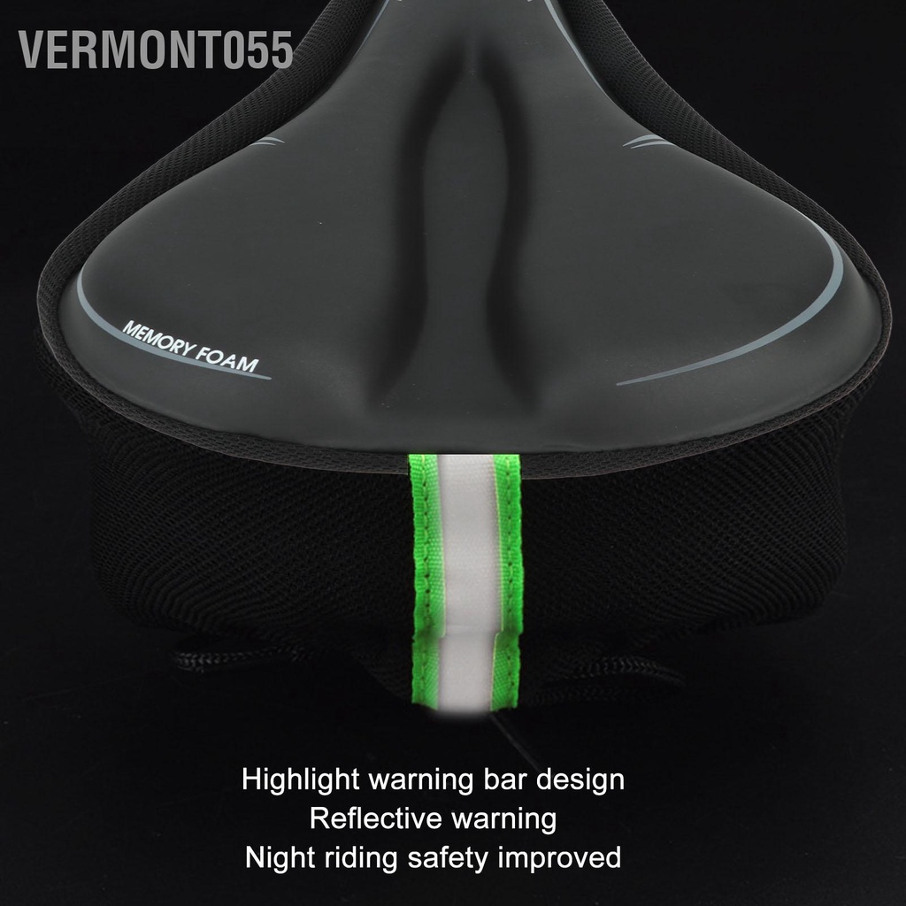 Vermont055 Xe Đạp Ghế Mút Xám Đen Mềm Yên Miếng Lót Cho Nam Nữ