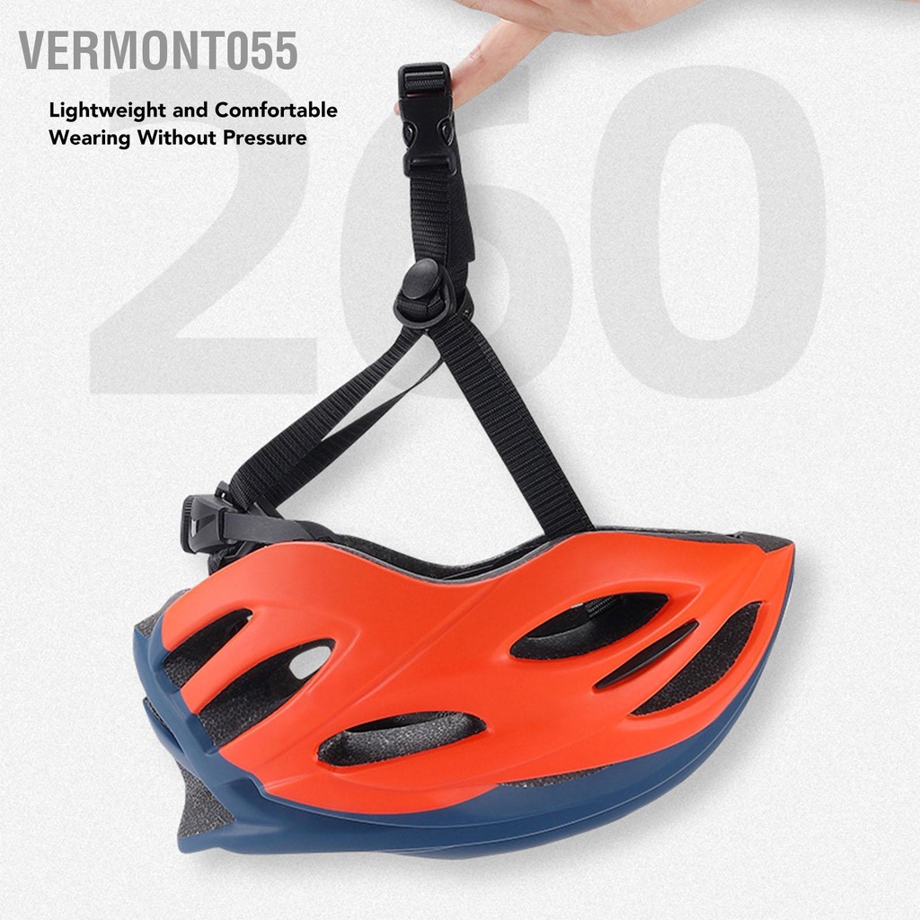 Vermont055 Mũ Bảo Hiểm Xe Đạp Vệ Đầu An Toàn EPS PC Phụ Kiện Đi Cho Nam Nữ
