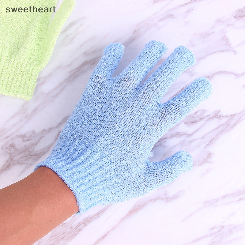 Tẩy Tế Bào Chết Cơ thể chà Găng Tay Tắm tắm Mitt Loofah massage da miếng bọt biển mới