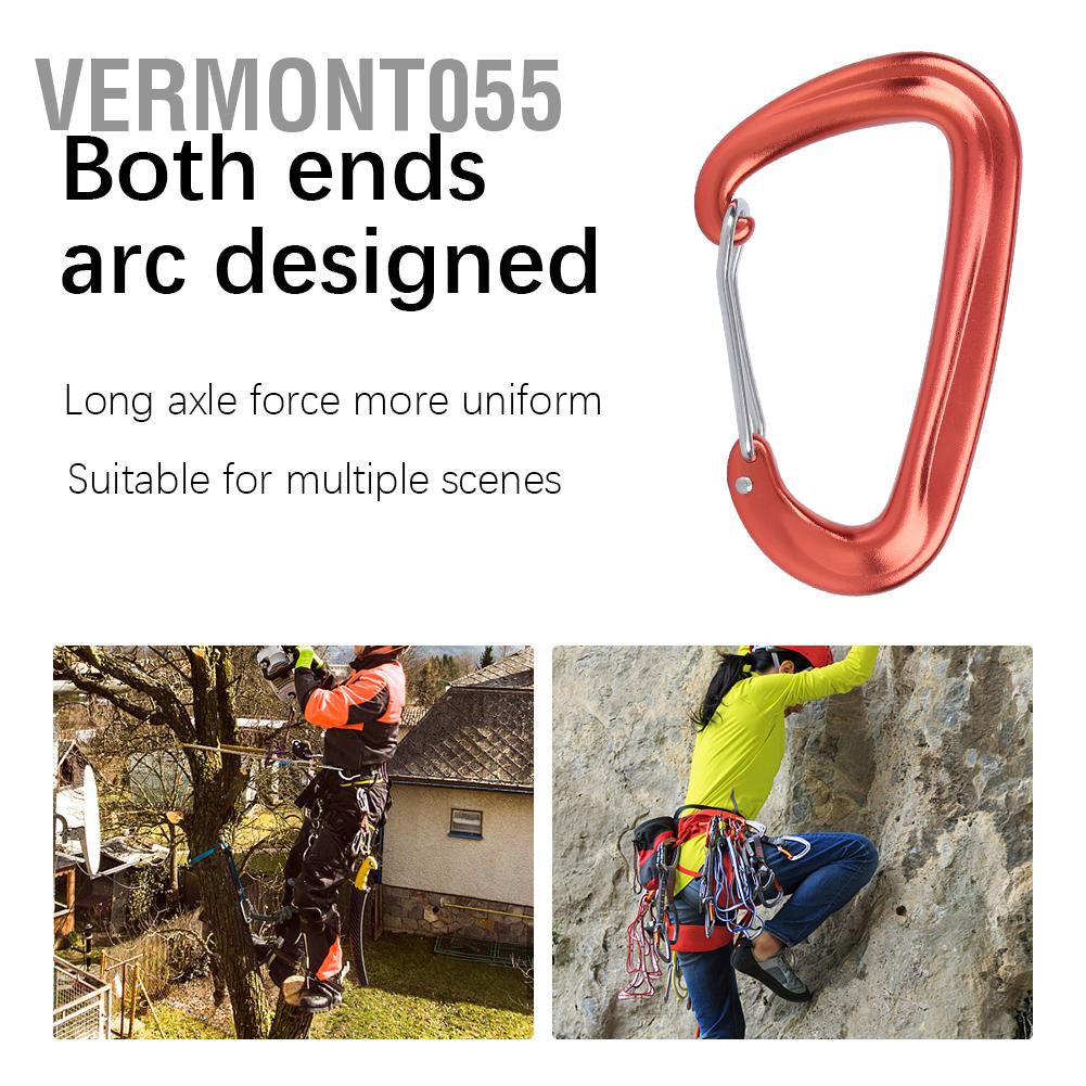 Vermont055 2 Chiếc Võng Đa Năng Ngoài Trời Móc Khóa Treo Leo Núi An Toàn