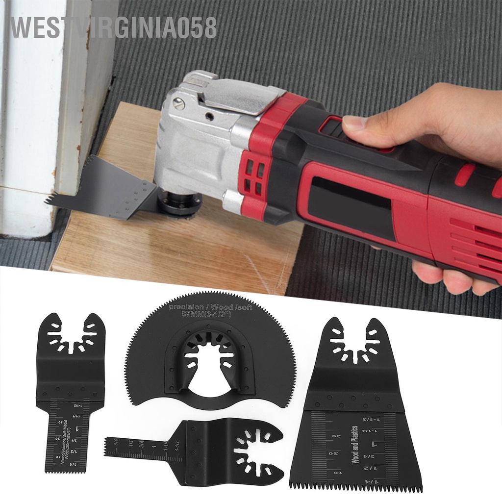 Westvirginia058 20 Chiếc Lưỡi Cưa Dao Động 10Mm 20Mm 65Mm 88Mm Thép Carbon Cao Cấp Dụng Cụ Đa Năng Gỗ Nhựa