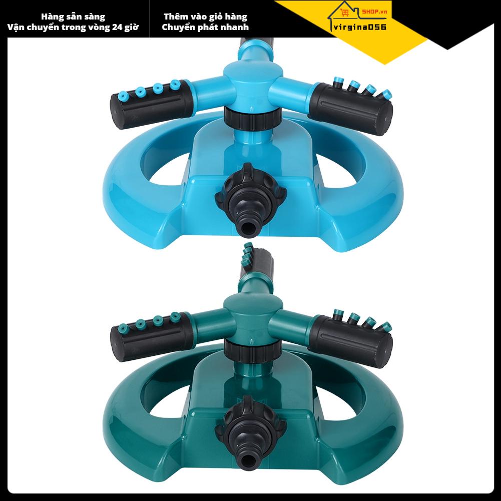 Virgina056 Công cụ tưới nước vườn xoay 360 độ ba cánh tay