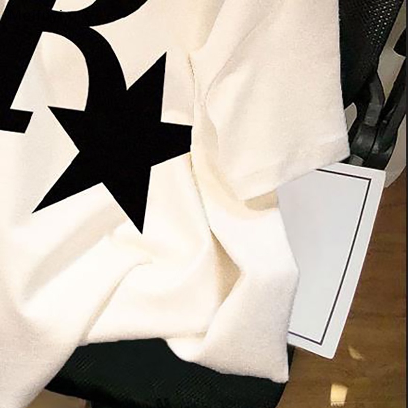 Áo Thun Tay Ngắn Cổ Tròn In Chữ Thời Trang Mùa Hè Cho Nữ