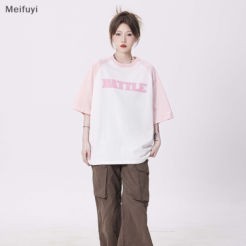 Áo Thun Tay Ngắn Oversize Thời Trang Mùa Hè Vintage Y2k