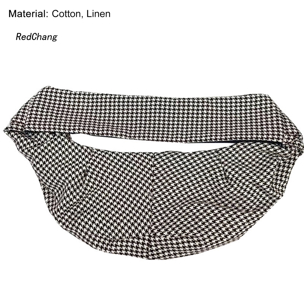 Rc ~ Túi Địu Thú Cưng Bằng Cotton Thoáng Khí Họa Tiết Kẻ Sọc Caro