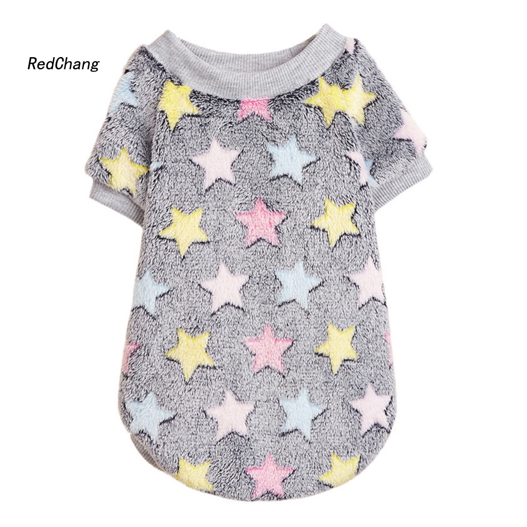 Áo Chui Đầu Bằng Polyester Siêu Mềm Chống Mòn In Họa Tiết Ngôi Sao Cho Thú Cưng