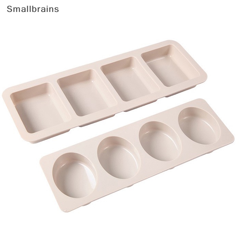 Bộ 4 Khuôn Silicone Làm Xà Phòng 3 Hình Dạng 3D