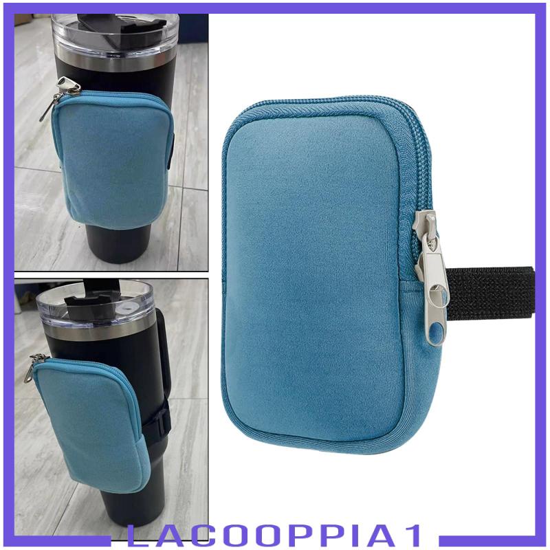 [Lacooppia1] Túi Đựng Bình Nước Có Dây Kéo Dùng Khi Tập Thể Dục / Du Lịch / Leo Nú